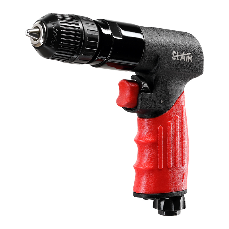  SLAIR XX681 3/8" MÁY KHOAN KHÍ ĐẢO NGƯỢC, 1800 RPM, KHÔNG CHÌA KHÓA, NHÔM BẰNG CAO SU, CHUYÊN NGHIỆP